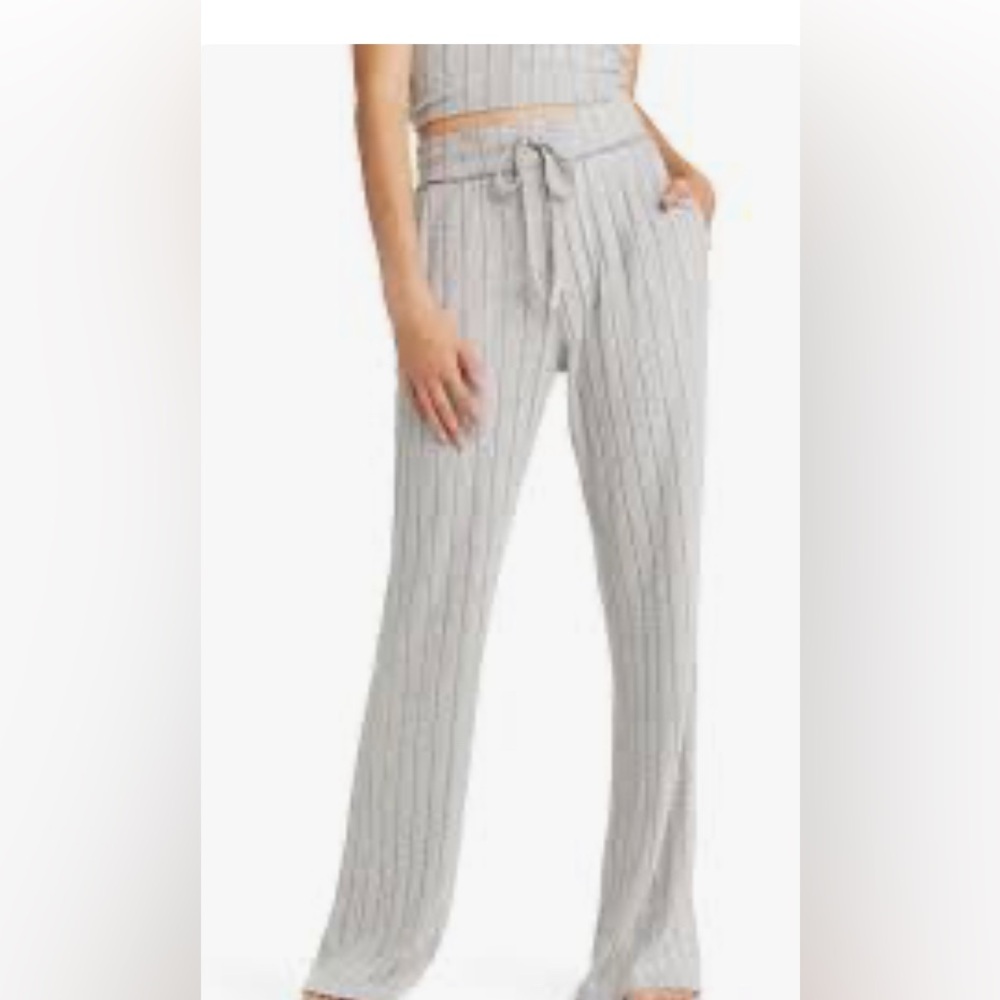 BP Gray Ribbed Pajama Set - Picture 5 of 16